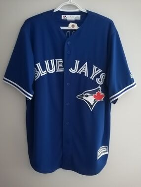 MLB Toronto Blue Jays Cool Base Marcus Stroman Jersey Men's Large